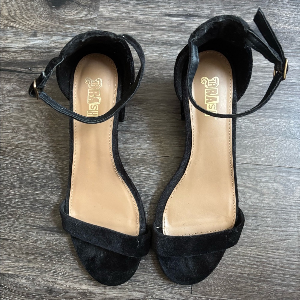 Black Suede Heels